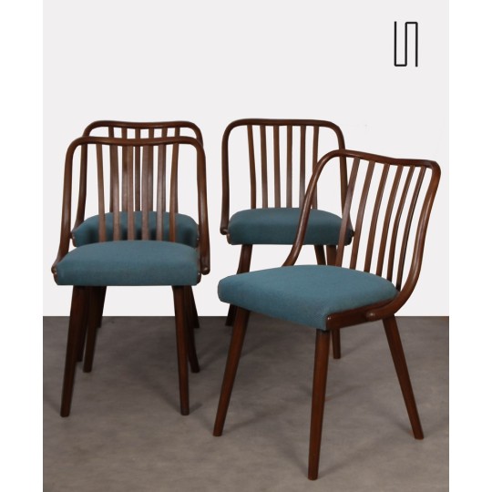 Set of 4 chairs by Antonin Suman for Jitona, 1960s - Eastern Europe design