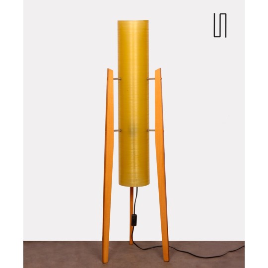 Fiberglass floor lamp produced by Novoplast, 1970s - Eastern Europe design