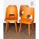Set of 4 wooden chairs by Oswald Haerdtl for Ton, 1960s - Eastern Europe design