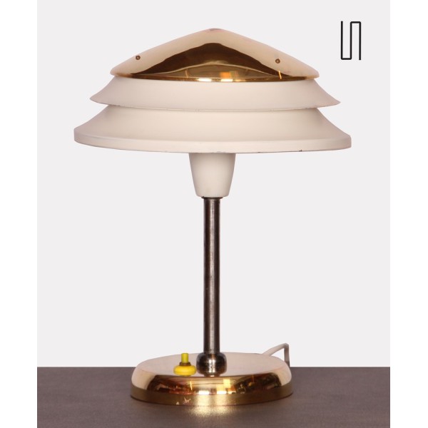 Lampe vintage en métal éditée par Zukov, 1950 - Design d'Europe de l'Est