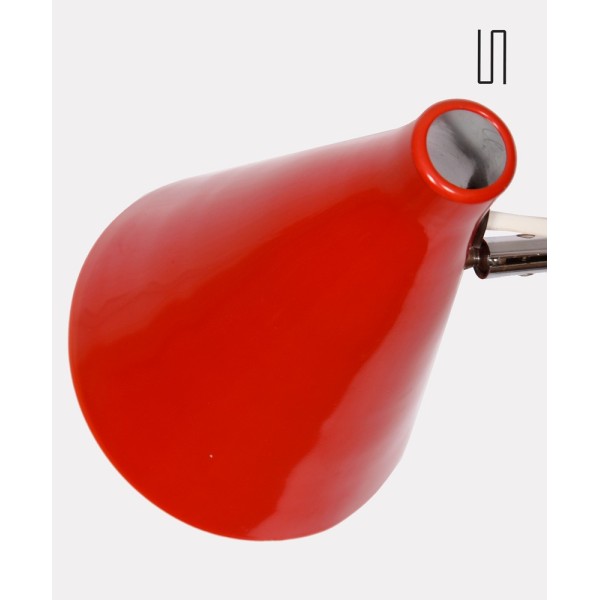 Red floor lamp by Josef Hurka for Lidokov, 1960s - Eastern Europe design