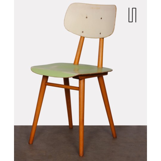 Chaise éditée par le fabricant tchèque Ton, 1960 - Design d'Europe de l'Est