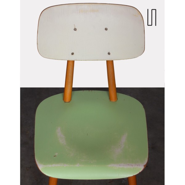 Chaise éditée par le fabricant tchèque Ton, 1960 - Design d'Europe de l'Est