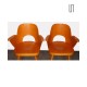 Pair of wooden armchairs by Lubomir Hofmann for Ton, 1960s - 