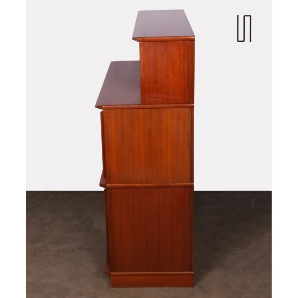 Vintage mahogany cabinet by Didier Rozaffy for Oscar, 1950s - French design