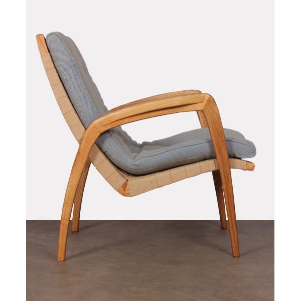 Ash armchair attributed to Jan Vanek for Krasna Jizba, 1940s - Eastern Europe design