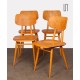 Suite of 4 chairs produced by Ton, 1960 - Eastern Europe design