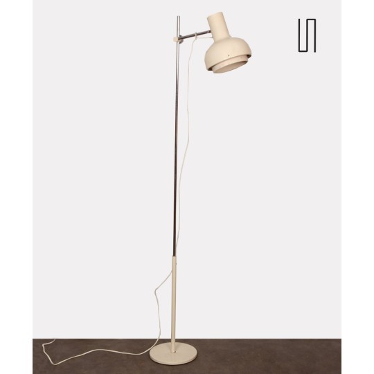 White metal floor lamp produced by Napako, 1970s