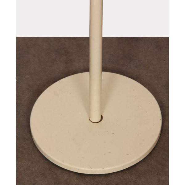 White metal floor lamp produced by Napako, 1970s - Eastern Europe design