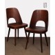 Pair of vintage wooden chairs by Oswald Haerdtl, 1960s - Eastern Europe design