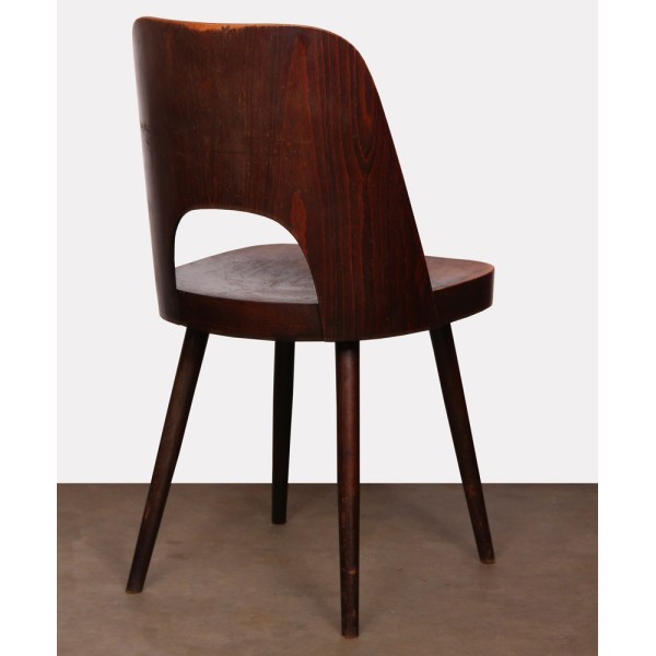 Pair of vintage wooden chairs by Oswald Haerdtl, 1960s - Eastern Europe design