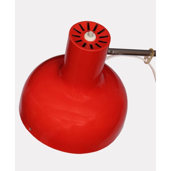 Lampadaire rouge en métal édité par Napako vers 1970 - Design d'Europe de l'Est