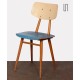 Vintage blue wooden chair, 1960 - Eastern Europe design