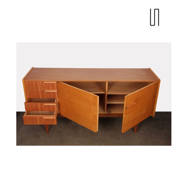 Wooden sideboard by Frantisek Mezulanik for UP Zavody, 1965 - 