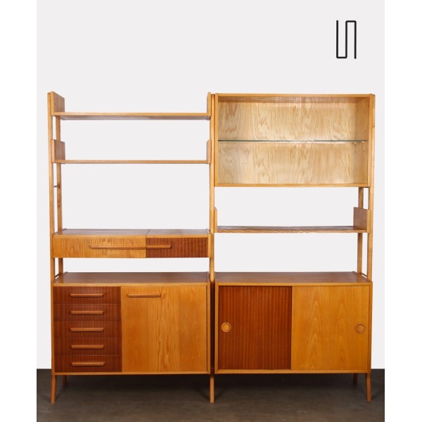 Vintage wall unit, Czech design from the 1960's - Eastern Europe design