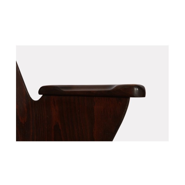 Paire de fauteuils vintage en bois par Lubomir Hofmann pour Ton, 1960 - 