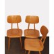 Suite de 3 chaises produites par Ton, 1960 - Design d'Europe de l'Est