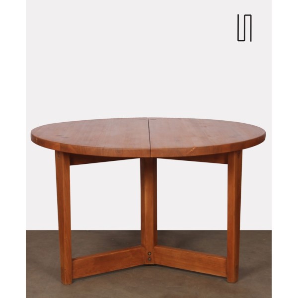 Table ronde par Jacob Kielland-Brandt pour I. Christiansen, 1960 - Design Scandinave