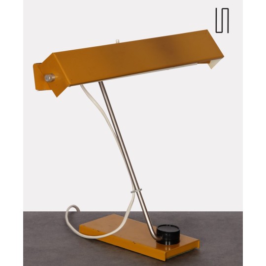 Metal lamp, Czech design from the 1970s