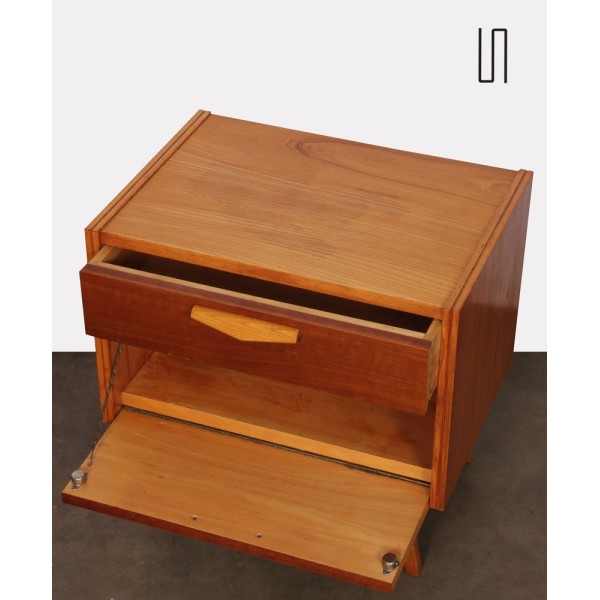 Vintage bedside table, Czech fabrication dating from the 1960's - Eastern Europe design