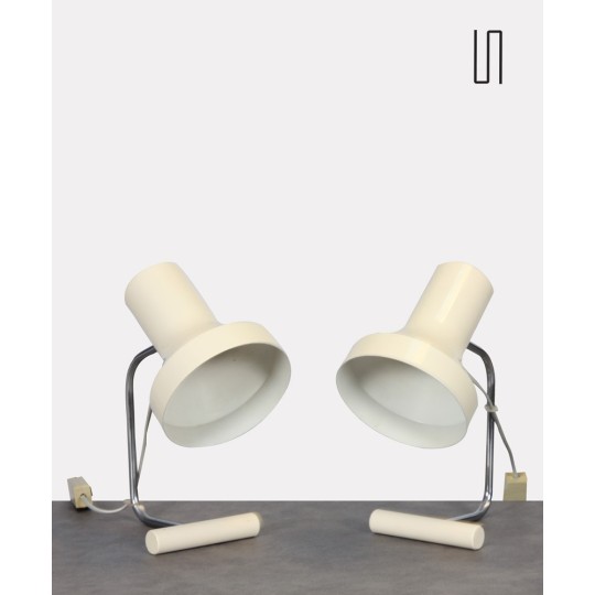 Paire de lampes à poser par Josef Hurka pour Napako vers 1970 - Design d'Europe de l'Est