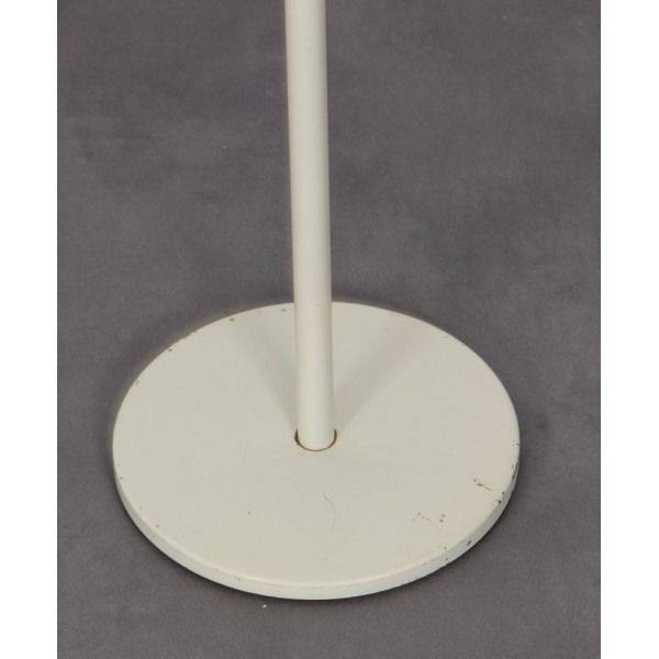 White metal floor lamp produced by Napako, 1970s - Eastern Europe design