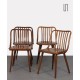 Set of 4 vintage chairs by Antonin Suman for Ton, 1960s - Eastern Europe design