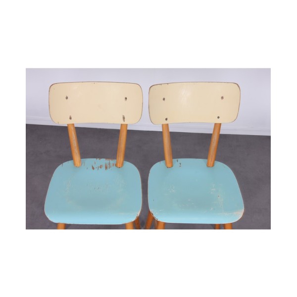 Paire de chaises pour l'éditeur tchèque Ton, 1960 - Design d'Europe de l'Est