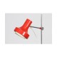 Lampadaire rouge en métal édité par Napako vers 1970 - Design d'Europe de l'Est