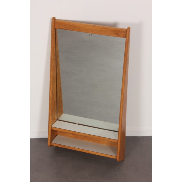 Vintage wooden mirror, design from Czech Republic, 1960s - Eastern Europe design