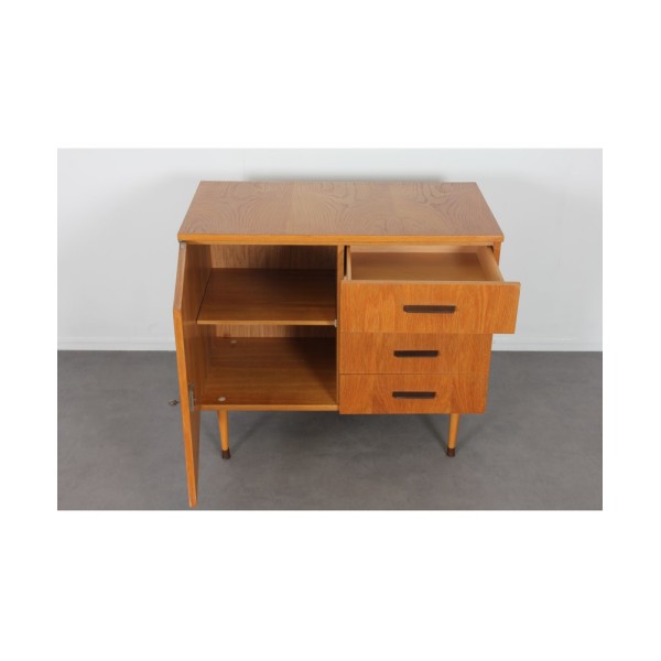 Vintage oak chest of drawers produced by UP Zavody in 1974 - Eastern Europe design