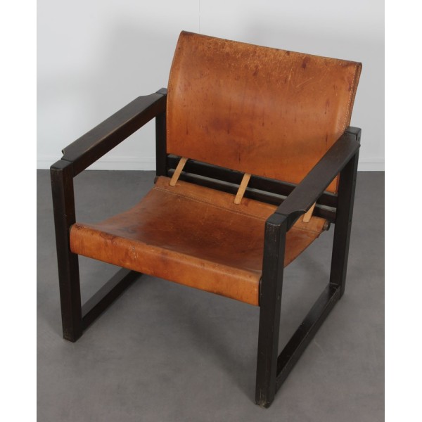 Vintage leather armchair, Karin Mobring for Ikea, Diana model, 1970s - Scandinavian design