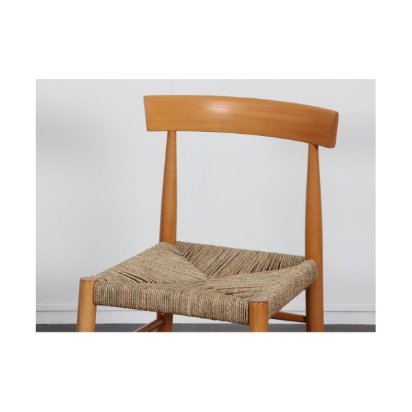 Suite de 4 chaises vintage en bois éditées par Uluv, 1960 - Design d'Europe de l'Est