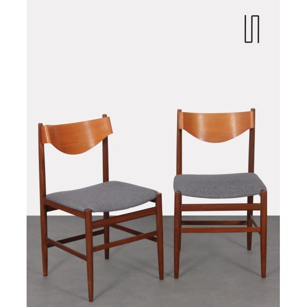 Pair of chairs by Gianfranco Frattini for Cassina, 1960s - Italian design