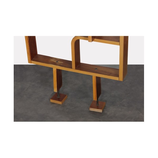 Mahogany shelf by Ludvik Volak for Drevopodnik Holesov, 1960s - Eastern Europe design