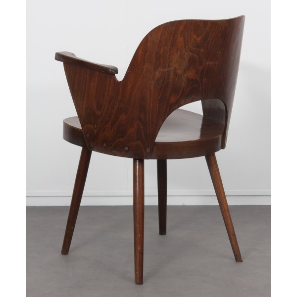 Fauteuil en bois par Lubomir Hofmann pour Ton, 1960 - 