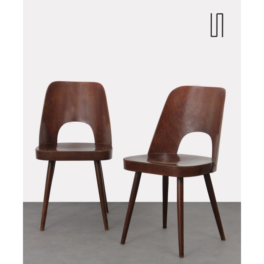 Pair of chairs by Oswald Haerdtl for Ton, 1960s - Eastern Europe design