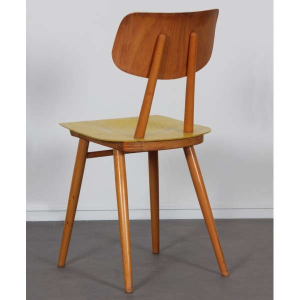 Paire de chaises vintage en bois produites par Ton, 1960 - Design d'Europe de l'Est