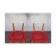 Suite of 4 vintage wooden chairs for the manufacturer Ton, 1960 - Eastern Europe design