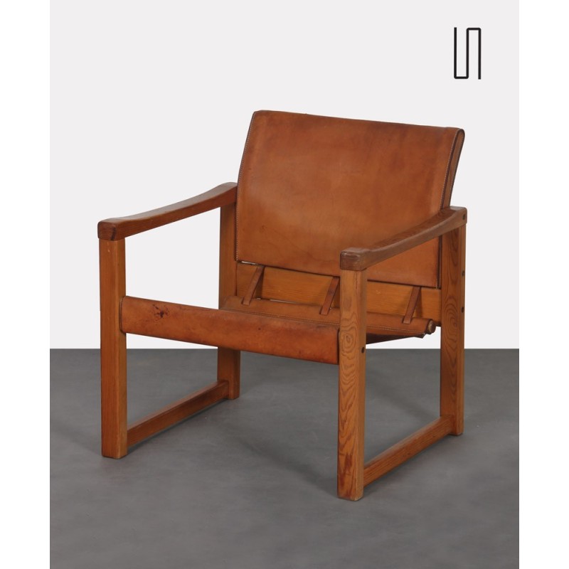 Karin Mobring For Ikea Diana Model 1970s, Ikea Leather Armchair