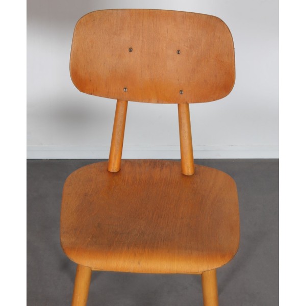 Paire de chaises vintage en bois produites par Ton, 1960 - Design d'Europe de l'Est