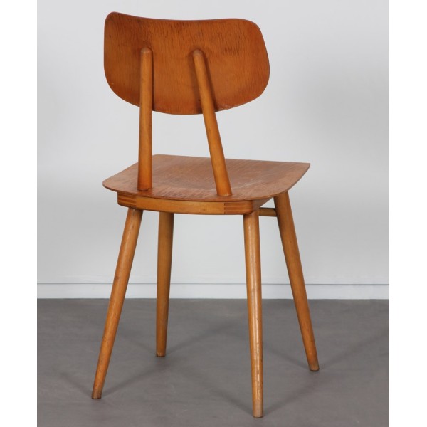 Paire de chaises vintage en bois produites par Ton, 1960 - Design d'Europe de l'Est