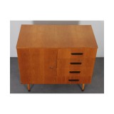 Small vintage wooden chest of drawers by UP Zavody in 1970s
