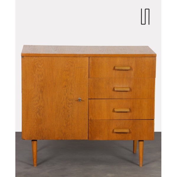 Commode vintage en bois éditée par UP Zavody, 1963 - Design d'Europe de l'Est