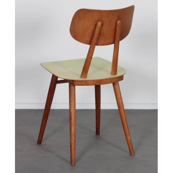 Suite de 3 chaises vintage en bois pour le fabricant Ton, 1960 - Design d'Europe de l'Est