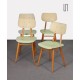Suite of 4 vintage wooden chairs, edited by Ton, 1960s - Eastern Europe design