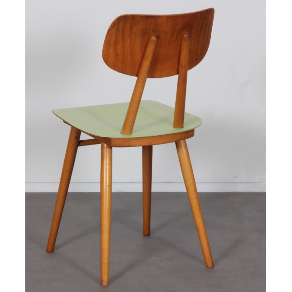 Suite de 4 chaises vintage en bois, éditées par Ton, 1960 - Design d'Europe de l'Est