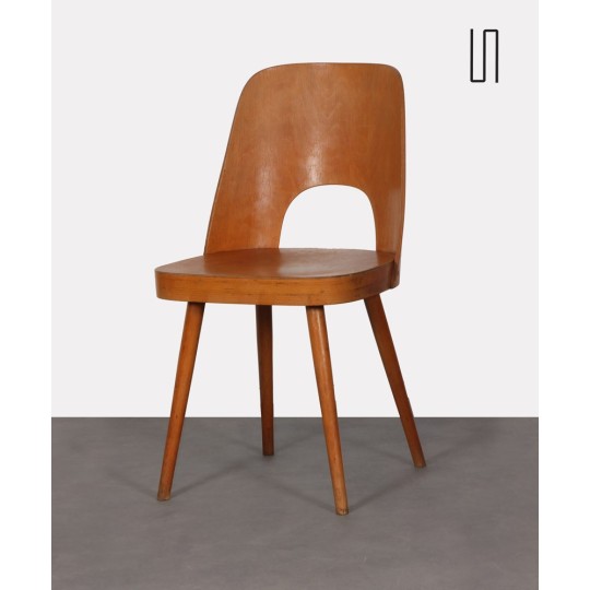 Wooden chair by Oswald Haerdtl for Ton, 1960s - Eastern Europe design