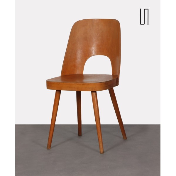 Wooden chair by Oswald Haerdtl for Ton, 1960s - Eastern Europe design