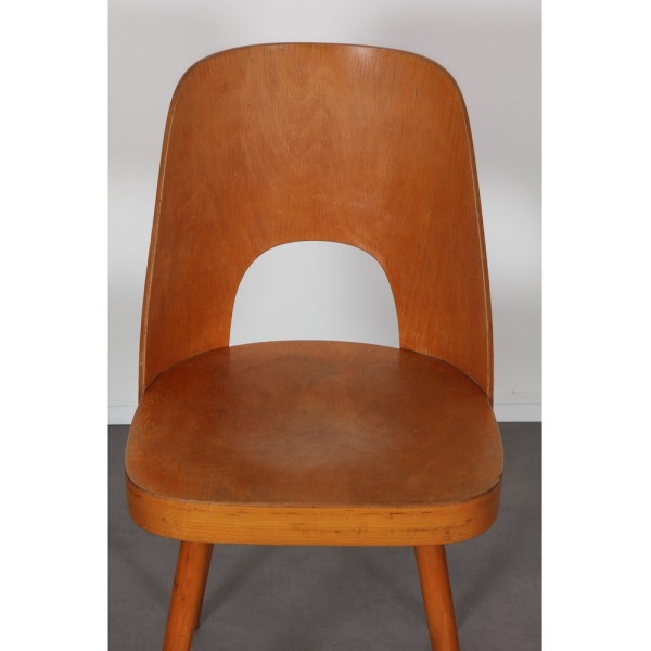 Wooden chair by Oswald Haerdtl for Ton, 1960s - Eastern Europe design